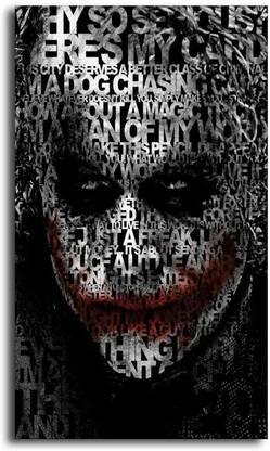 PIXELARTZ - Joker - Heath Ledger Poster - II 3D Poster - TV Series posters in India - Buy art, film, design, movie, music, nature and educational paintings/wallpapers at PIXELARTZ - Joker - Heath Ledger Poster - II 3D Poster - TV Series posters in India - Buy art, film, design, movie, music, nature and educational paintings/wallpapers at