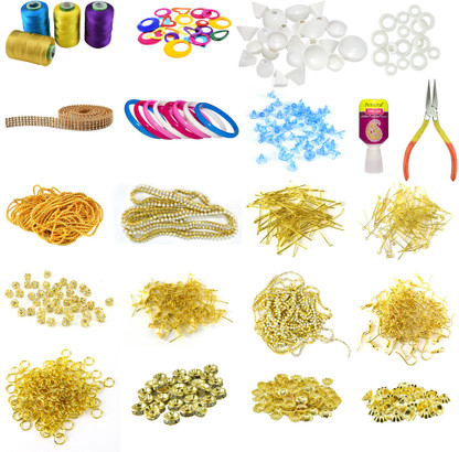 silk thread jewellery making kit flipkart