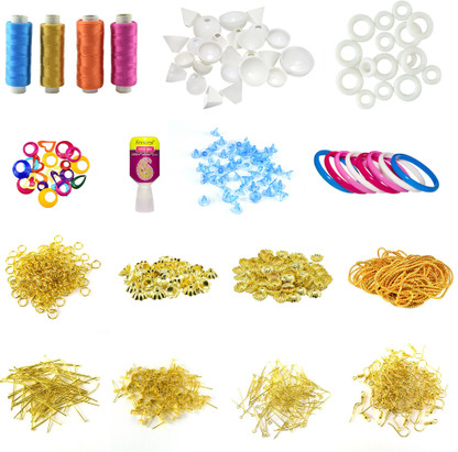 silk thread jewellery making kit flipkart