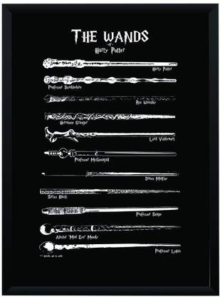 WB Official Licensed Harry Potter Wands Poster A4 Frame Paper Print - Movies posters in India - Buy art, film, design, movie, music, nature and educational paintings/wallpapers at WB Official Licensed Harry Potter Wands Poster A4 Frame Paper Print - Movies posters in India - Buy art, film, design, movie, music, nature and educational paintings/wallpapers at