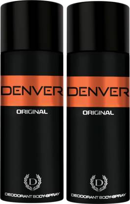 DENVER Original Deo Combo (Pack of 2) Deodorant - For Men - Price in India, Buy DENVER Original Deo Combo (Pack of 2) Deodorant Spray - Men Online In India,