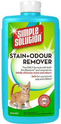 simple solution cat stain and odor remover