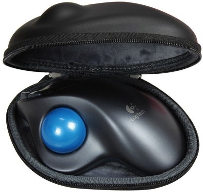 Hermitshell dur de stockage EVA couverture Housse étui de protection et un mousqueton pour Logitech MX Anywhere 1 2 Gen Wireless Mobile Mouse Souris 