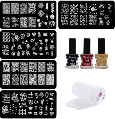 Lifestyle-You Nail Stamping Kit with 5 Rectangular Image plates - Price in  India, Buy Lifestyle-You Nail Stamping Kit with 5 Rectangular Image plates  Online In India, Reviews, Ratings & Features 