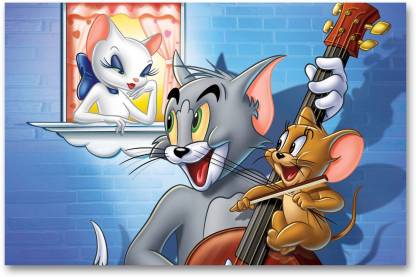 Wall Poster -Tom & Jerry - Children Cartoon Poster - HD Quality Wall Poster  Paper Print - Decorative posters in India - Buy art, film, design, movie,  music, nature and educational paintings/wallpapers