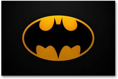Wall Poster - Batman - Yellow - Vintage - HD Quality Batman Poster Paper  Print - Decorative posters in India - Buy art, film, design, movie, music,  nature and educational paintings/wallpapers at 