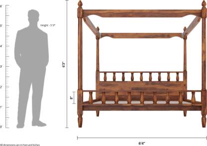 Best Design Sheesham Wood Solid Wood King Bed