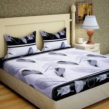 Phyto Double 3D Printed Bedsheet (Pack of 3)