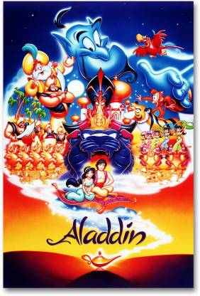 Wall Poster - Aladdin - Children Cartoon Poster - HD Quality Wall Poster  Paper Print - Comics posters in India - Buy art, film, design, movie,  music, nature and educational paintings/wallpapers at 
