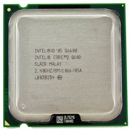 Intel Core 2 Quad Q6600 2.4 GHz LGA 775 Socket 4 Cores 4 Threads ...