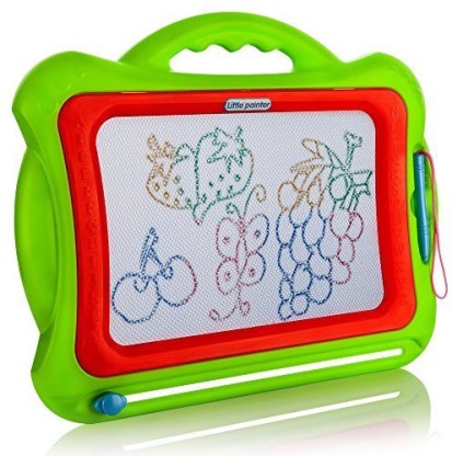 3 Kid Magnetic Drawing Board 4 Doodle Board for Toddlers Portable Colorful Sketch Pads for Drawing Kids 6 Years Old Boys and Girls 5 Birthday Gift Travel Writing and Painting Toy Gift Toy for 2 