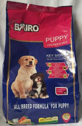 Bairo Puppy Milk Chicken 1 Kg Dry Young Dog Food Price In India Buy Bairo Puppy Milk Chicken 1 Kg Dry Young Dog Food Online At Flipkart Com
