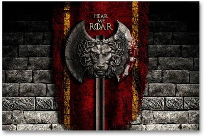 Game of Thrones Wall Poster - Hear Me Roar - Fan Art - HD Quality Poster Paper Print - Movies posters in India - Buy art, film, design, movie, music, nature and Game of Thrones Wall Poster - Hear Me Roar - Fan Art - HD Quality Poster Paper Print - Movies posters in India - Buy art, film, design, movie, music, nature and