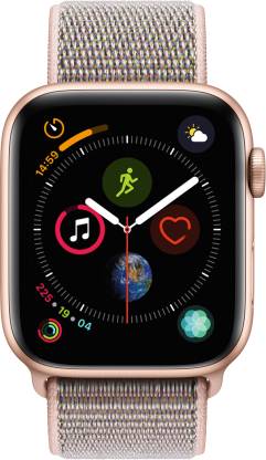 APPLE Watch Series 4 GPS + Cellular, MTVX2HN/A 44 mm Gold Aluminium Case with Pink Sand Sport Loop