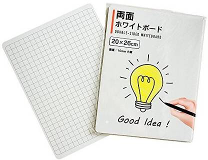 Toizu Double Sided Small Whiteboard Grid Mini Dry Erase Drawing Pad Travel Board Gift Children Kids Toddlers 10 2 X 7 9 Double Sided Small Whiteboard Grid Mini Dry Erase Drawing Pad Travel