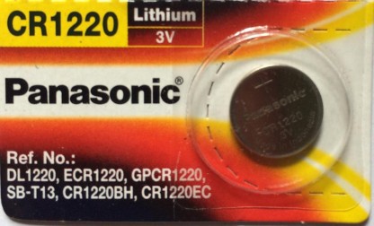 Panasonic Lot de 5 piles lithium 3 V CR1220 