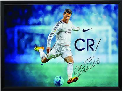 Cristiano Ronaldo Kick Poster A4 Frame Paper Print Movies Posters In India Buy Art Film Design Movie Music Nature And Educational Paintings Wallpapers At Flipkart Com