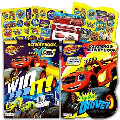 Genrc Blaze and the Monster Machines Coloring Book Super Set ...