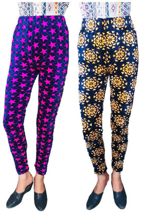 printed woolen leggings