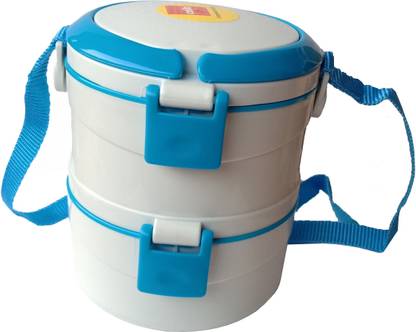 Flipkart.com | cello Merit 2 Blue 2 Containers Lunch Box -