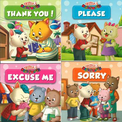 Children S Manner Book Please Excuse Me Thank You Sorry Pack Of 4 Books Buy Children S Manner Book Please Excuse Me Thank You Sorry Pack Of 4 Books By Laxmi Prakashan At Low Price In