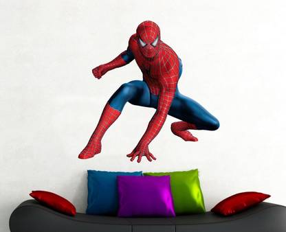 Indra Graphics Large Spider Man Wall Sticker In India At Flipkart Com - Spiderman Wall Stickers Uk Indra Graphics Large Spider Man Wall Sticker In India At Flipkart Com - Spiderman Wall Stickers Uk