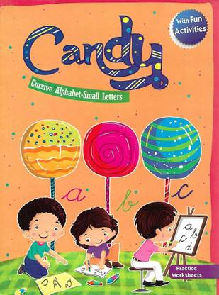 Good Luck Candy Practice Worksheets Cursive Alphabet Small Letters With Fun Activities Buy Good Luck Candy Practice Worksheets Cursive Alphabet Small Letters With Fun Activities By Anubha Bagchi