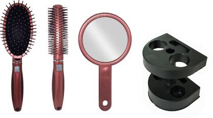 Bueno Set of 2 Professional Hair Brush With Mirror And brush Holder Stand For Home And Saloon Use For Boys And Girls, Pack of 1 Price in India - Buy Bueno Set Bueno Set of 2 Professional Hair Brush With Mirror And brush Holder Stand For Home And Saloon Use For Boys And Girls, Pack of 1 Price in India - Buy Bueno Set
