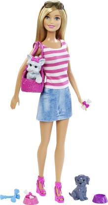 BARBIE Dolls and Pets - Dolls and Pets set Buy Barbie toys India. shop for BARBIE products in India. | Flipkart.com