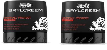 BRYLCREEM Hairfall Protect Hair Styling Cream, 75g-Pack of 2 Hair Gel -  Price in India, Buy BRYLCREEM Hairfall Protect Hair Styling Cream, 75g-Pack  of 2 Hair Gel Online In India, Reviews, Ratings