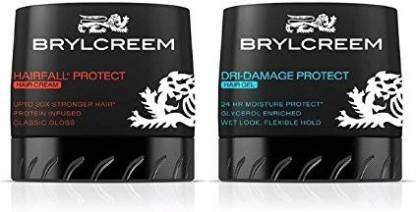 BRYLCREEM Hairfall Protect Hair Styling Cream, 75g with Dri Damage Protect  Gel Hair Cream - Price in India, Buy BRYLCREEM Hairfall Protect Hair Styling  Cream, 75g with Dri Damage Protect Gel Hair