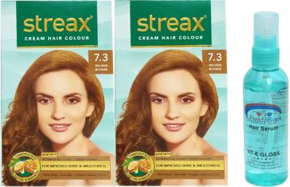 Streax HAIR COLOR GOLDEN BLONDE WITH PINK ROOT HAIR SERUM Price in India -  Buy Streax HAIR COLOR GOLDEN BLONDE WITH PINK ROOT HAIR SERUM online at  