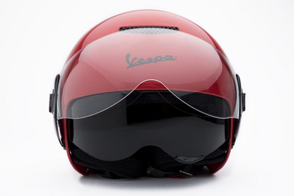 Vespa Curve Red Motorbike Helmet - Buy 