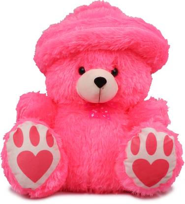 Toyswala Pink Cute Teddy Bear with Printed - 45 cm - Pink Cute Teddy Bear  with Printed . Buy Teddy Bear toys in India. shop for Toyswala products in  India. | Flipkart.com