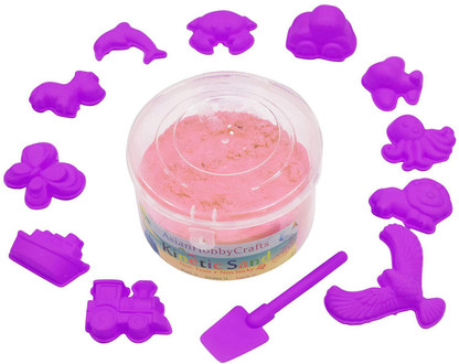 kinetic sand with tools