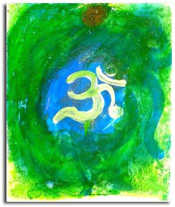 Pixelartz Canvas Painting Om 28 X 35 Without Frame Digital Reprint 35 Inch X 28 Inch Painting Price In India Buy Pixelartz Canvas Painting Om 28 X 35