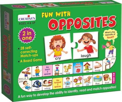 Creatives Fun with Opposites Party & Fun Games Board Game ...