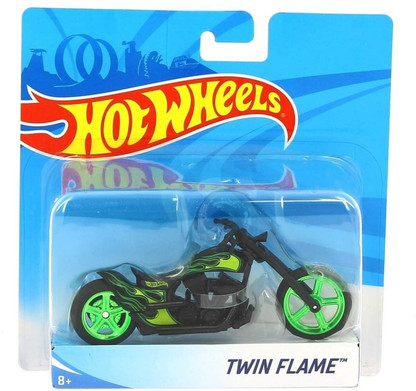 HOT WHEELS Twin Flame Bike 5 Inches Dia 