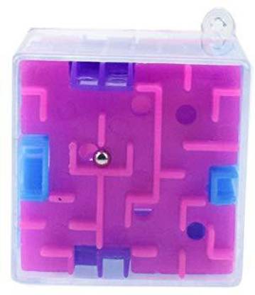 Genrc 3d Cube Puzzle Maze Toy Pausseo Magic Fun Brain Teaser Challenge Game Hand Case Box Gift Game Globe Sphere Bulk Labyrinth Lear 3d Cube Puzzle Maze Toy Pausseo