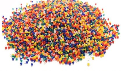 40000 Pcs Colorful Gel Soil Mud Beads Non-Toxic AOT Water Beads Crystal Gel Water Balls for Kids Soil Water Gems Vase Filler DIY Crafts Decoration 