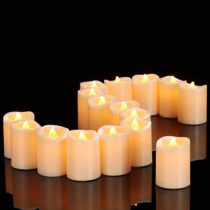 Flameless Flickering Votive Tea Lights