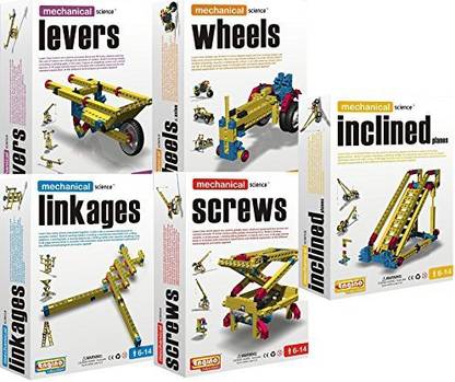 TeachingMart Engino Stem Mechanical Engineering Science 5 Kit ...