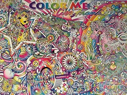 Lisa Frank Color Me 11x16 Poster Book, Adult Coloring Book ...