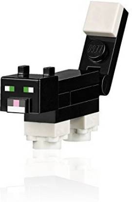 LEGO Minecraft Animal Minifigure - Black Minecraft Cat (From Set 21134) -  Minecraft Animal Minifigure - Black Minecraft Cat (From Set 21134) . shop  for LEGO products in India. | Flipkart.com