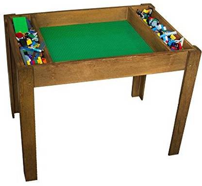 Brick Nation Lego Compatible Table With Storage For Older Kids By Extra Large Play Green Baseplate Sheets Activity Furniture Com Brick Nation Lego Compatible Table With, Lego Table With Chairs India