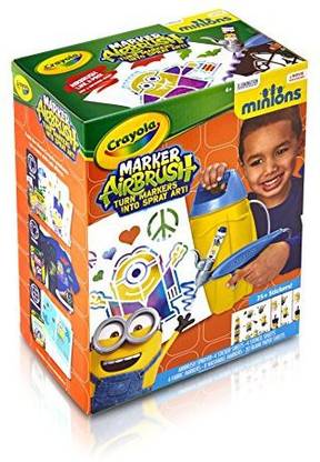 Crayola Despicable Me Minion Marker Airbrush Despicable Me Minion Marker Airbrush Shop For Crayola Products In India Flipkart Com