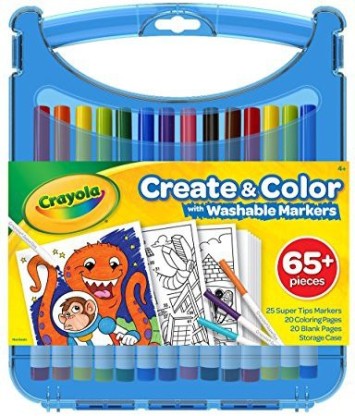Travel Art Set 6 Crayola Create & Color with Colored Pencils Great for Kids 5 7 8 Ages 4 