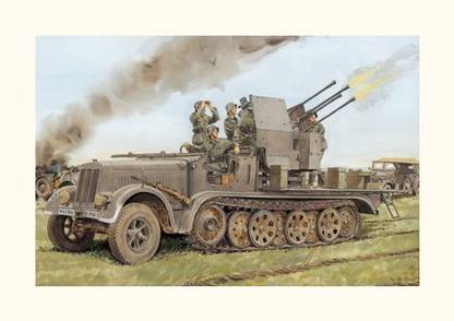 Dragon 1 35 2cm Flakvierling 38 German Half Track With Quad Gun 1 35 2cm Flakvierling 38 German Half Track With Quad Gun Shop For Dragon Products In India Flipkart Com