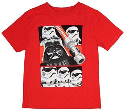 Star Wars Boys Shirt Darth Vader Stormtrooper and Yoda 