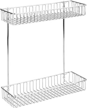 Shrih 2 Tier Shelf Cabinet Organizer For Kitchen Or Bathroom Containers Kitchen Rack Price In India Buy Shrih 2 Tier Shelf Cabinet Organizer For Kitchen Or Bathroom Containers Kitchen Rack Online At Flipkart Com